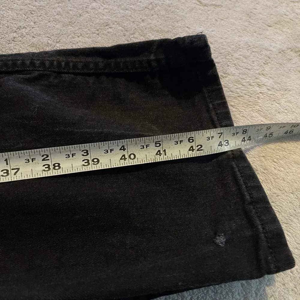 Levis 511 Jeans Mens 40x32 Black Slim Fit Denim Pants Stretch Western Streetwear